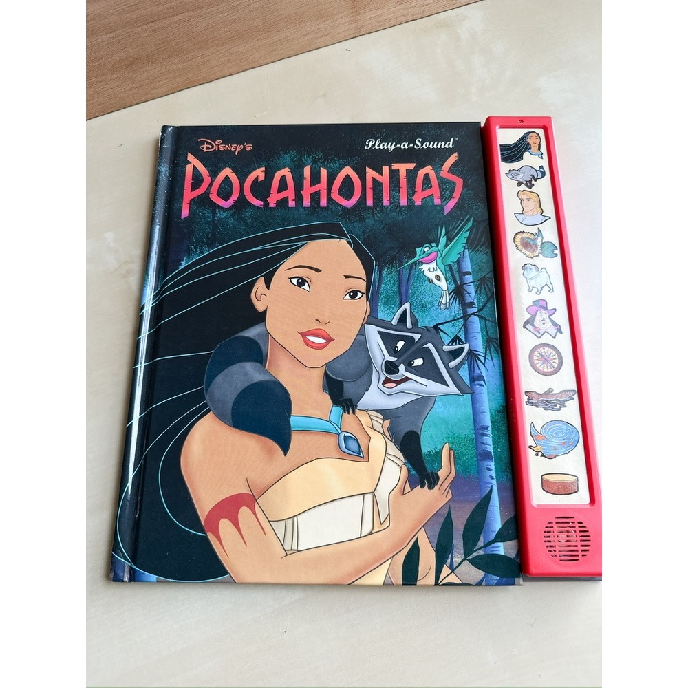 90s Disney Pocahontas Play a Sound Book Interactive Story Adventure
